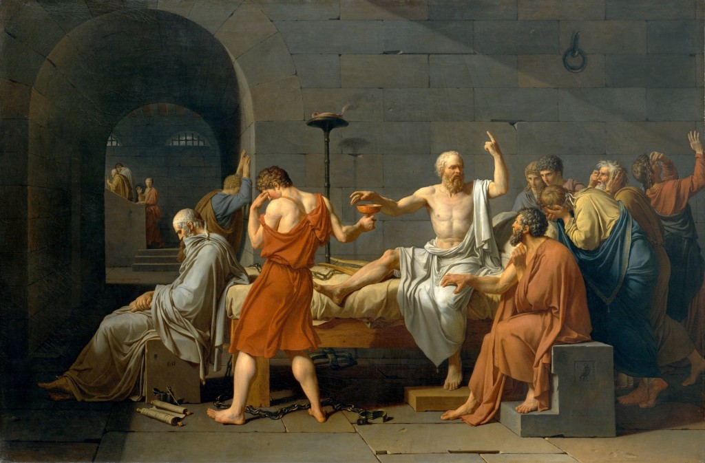 The Death of Socrates, Jacques-Louis David